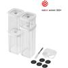 ZWILLING Fresh & Save CUBE CUBE Set, S / 6-pz., transparente-bianco