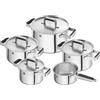 ZWILLING Pure Set di pentole e padelle, 5-pz., 18/10 acciaio inossidabile