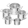ZWILLING Pro 5-pz., Set di pentole, argento