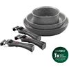 BALLARINI Torre Set padelle e manici, 6-pz., alluminio, Rivestimento antiaderente senza PFAS