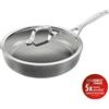 BALLARINI Salina Tegame con coperchio, 28 cm, alluminio, Rivestimento antiaderente base dura al Titanio senza Pfas