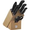 ZWILLING VIER STERNE Set di coltelli con ceppo, 8-pz., naturale