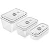 ZWILLING Fresh & Save Set di contenitori, S/M/L / 3-pz., grigio