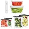 ZWILLING Fresh & Save Starterset sottovuoto, vetro / M/L, 7-pz., bianco