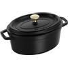 Staub La Cocotte ovale - 23 cm, Nera