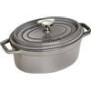 Staub La Cocotte ovale - 23 cm, Grigia