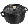 Staub La Cocotte Cocotte rotonda - 28 cm, Nera