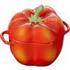 Staub Ceramique Cocotte peperone - 11 cm, Arancione-Rosso