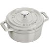 Staub La Cocotte Mini cocotte rotonda - 10 cm, tartufo bianco
