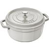 Staub La Cocotte Cocotte rotonda - 22 cm, tartufo bianco