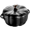 Staub Ceramique Cocotte zucca - 12 cm, Nera