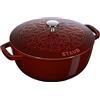 Staub La Cocotte lily rotonda - 24 cm, granatina
