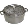 Staub La Cocotte rotonda - 28 cm, Colore grigio grafite