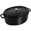 Staub La Cocotte ovale - 33 cm, Nera
