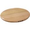 Staub Specialities Sottopentola magnetico ovale - 29 cm, faggio