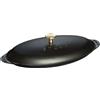 Staub Specialities Pirofila con coperchio ovale - 31 cm, nero