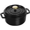 Staub La Cocotte rotonda - 12 cm, Nera