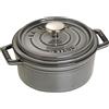 Staub La Cocotte rotonda - 12 cm, Colore grigio grafite