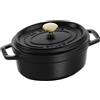Staub La Cocotte Cocotte ovale - 15 cm, Nera