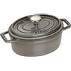 Staub La Cocotte ovale - 17 cm, Colore grigio grafite