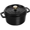 Staub La Cocotte rotonda - 18 cm, Nera