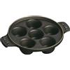 Staub Specialities Piatto per lumache rotondo - 14 cm, nero