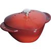 Staub La Cocotte cuore - 20 cm, ciliegia