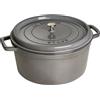 Staub La Cocotte Cocotte rotonda - 34 cm, Colore grigio grafite