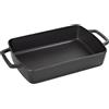 Staub Specialities Pirofila rettangolare - 30 x 20 cm, nero