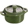 Staub Ceramique Mini cocotte rotonda - 10 cm, basilico