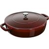 Staub Braisers Tegame Chistera rotondo - 24 cm, granatina