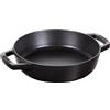 Staub Pans Padella con 2 maniglie - 20 cm, ghisa, Nero opaco