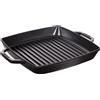 Staub Grill Pans Bistecchiera quadrata - 28 cm, Nera
