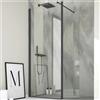 Forte Srl Parete Doccia Walk-In Con Paraschizzi H200 6mm