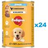 PEDIGREE Junior 24x400g cibo umido completo per cani in crescita con pollo in gelatina