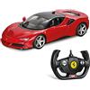 Mondo Motors, FERRARI SF90 STRADALE, Modello in Scala 1: 14, fino a 10 km/h di Velocità, Auto Giocattolo per Bambini 63659