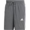 adidas Uomo AEROREADY Essentials Chelsea 3-Stripes Shorts, Grey Six, S Tall