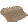 CALZITALY PACK 2/4 PAIA Fantasmini in Lana Merino, Calzini Termici, Calzini Corti Imbotiti, Fantasmini Invernali con Soletta, Made in Italy (43-46, 4 Paia - Beige)