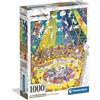 Clementoni - Puzzle 1000 Pezzi per Adulti e Ragazzi, Impossible Collection, Tema Fumetti Mordillo, The Show, Compact Box con Poster Incluso, Idea Regalo Uomo e Donna, Made in Italy, 70x50 cm, 39964