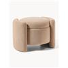 Westwing Collection Pouf in teddy con spazio contenitore Benji