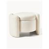 Westwing Collection Pouf in teddy con spazio contenitore Benji