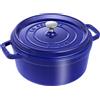 Staub La Cocotte Cocotte rotonda - 24 cm, blu scuro