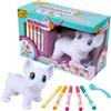 Crayola Washimals Jumbo Pets - Big Wilbur Il Grande Cagnolino da Colorare Lavare e Ricolorare, 15cm di Crayola