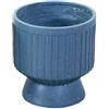 Vacchetti Portavaso resina blu petrolio D38h40cm