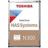 Toshiba N300 disco rigido interno 10 TB 7200 Giri/min 512 MB 3.5" Serial ATA III