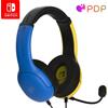 PDP Gaming LVL40 Cuffie con Microfono per Nintendo Switch - Giallo e Blu