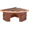 zooplus Exclusive Casetta ad angolo - L 32 x P 21 x H 13 cm