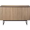 L'Oca Nera Mobile Credenza 2 Ante 120x35x75h cm