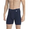 Calida Cotton 1:1 New Boxer Shorts, Opaco, Blu (Blau (Admiral 883), XL Uomo