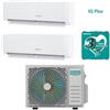 Hisense CLIMATIZZATORE HISENSE IQPLUS DUALSPLIT 9000+12000+2AMW42U4RGC INVERTER WIFI